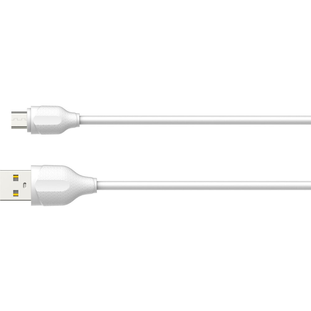 Кабель USB A (M) - microUSB B (M), 2м, LDNIO LS372 White - LD_B4500