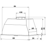 Вытяжка Weissgauff BOX 1200 BL (429195)