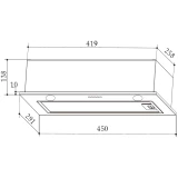 Вытяжка Weissgauff BOX 455 Inox (430309)