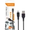 Кабель USB A (M) - microUSB B (M), 1м, GoPower GP01M Black - 00-00018564 - фото 2