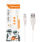 Кабель USB A (M) - microUSB B (M), 1м, GoPower GP01M White - 00-00018563 - фото 2