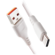 Кабель USB - USB Type-C, 1м, GoPower GP01T White - 00-00018565