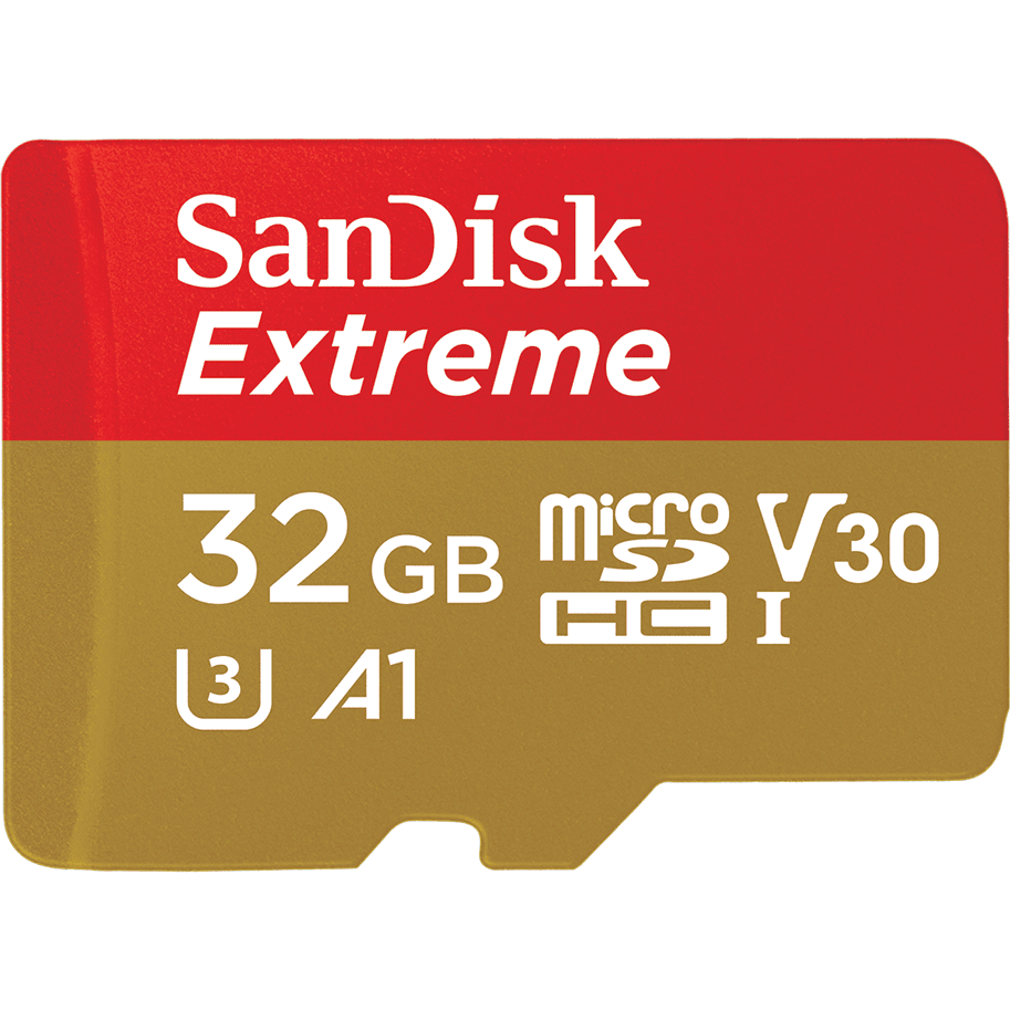 Карта памяти 32Gb MicroSD SanDisk Extreme (SDSQXAF-032G-GN6MN)