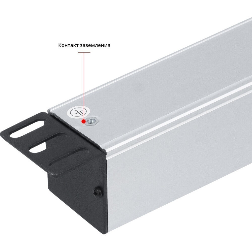 Блок евророзеток для 19 шкафов 16а cabeus pdu 8p 2eu 8 розеток