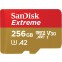 Карта памяти 256Gb MicroSD SanDisk Extreme (SDSQXAV-256G-GN6MN) - фото 2