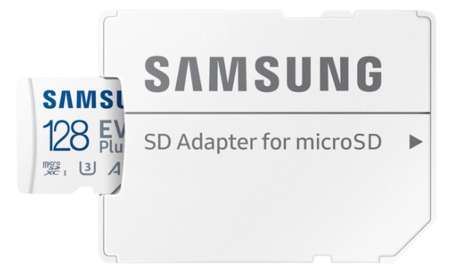 Карта памяти Samsung EVO Plus + SD адаптер