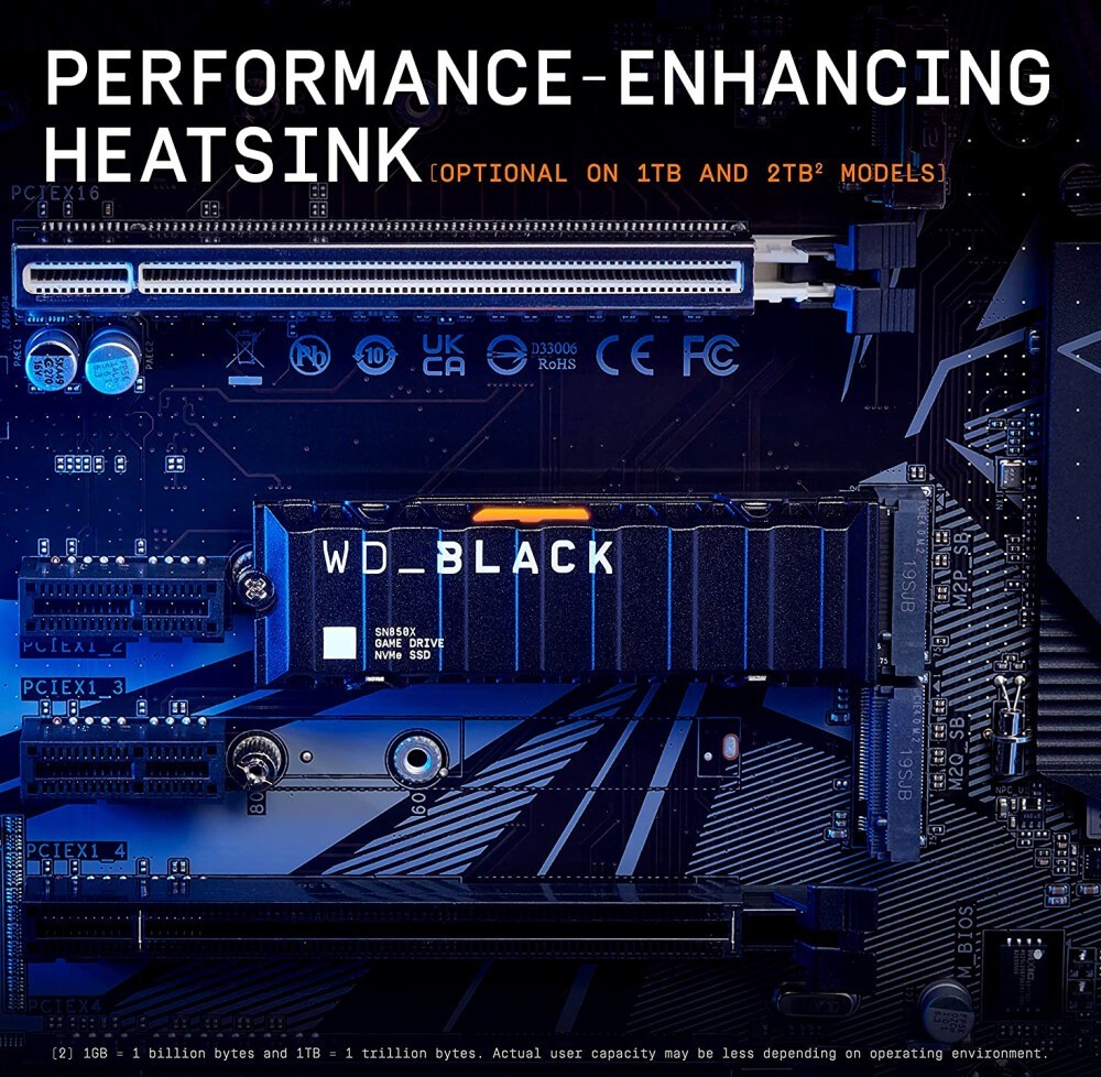PS5対応 新品 WD_Black SN850X 2TB WDS200T2X0E-